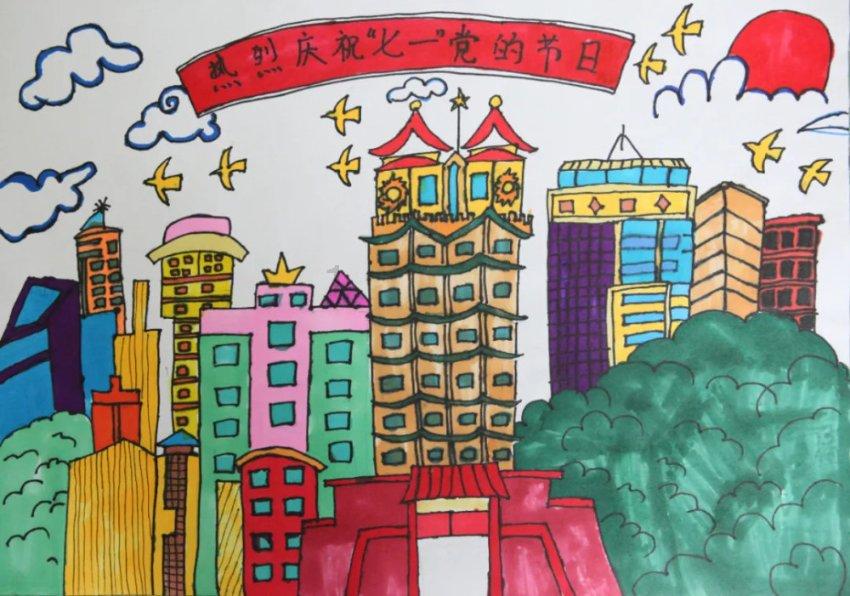 救援爱图画的男孩